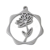 Non-Tarnish 304 Stainless Steel Pendants LS-STAS-P338-01H-P-1