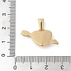 PVD Vacuum Plating 304 Stainless Steel Pendants X-STAS-R232-09G-3