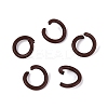 Spray Painted Iron Open Jump Rings IFIN-T017-04C-02-1