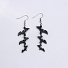 Halloween Bat Acrylic Dangle Earrings FS-WG3D7A4-01-1