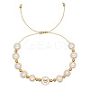 Adjustable Plastic Imitation Pearl Beaded Bracelets XT4203-2-1