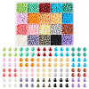 2780Pcs 20 Colors Baking Paint Glass Seed Beads SEED-TA0001-49-1