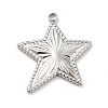 Non-Tarnish 304 Stainless Steel Pendants STAS-P312-14P-1