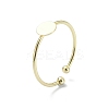 Brass Open Cuff Ring Findings LS-X-KK-P232-01G-1