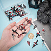 32Pcs 8 Style Alloy Pendants FIND-GO0001-89-4
