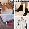 10Pcs 5 Colors Cattlehide Zipper Heads PURS-CL0001-19A-5