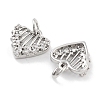 Brass Zircon Pendants KK-P271-24P-2