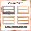 20Pcs 4 Colors Alloy Belt Buckles FIND-CL0001-36B-2