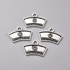 Tibetan Style Alloy Pendants TIBEP-WH0002-18AS-2