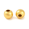 Brass Smooth Round Beads EC400-3G-3