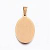 Ion Plating(IP) 304 Stainless Steel Lady of Guadalupe Pendants STAS-H356-32G-2
