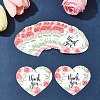 Coated Paper Thank You Greeting Card DIY-FS0007-76E-2