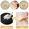 Plastic Self Adhesive Gold Foil Embossed Stickers DIY-WH0211-352-3