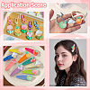 60Pcs 10 Styles Opaque Resin Cabochons RESI-SC0005-92-5
