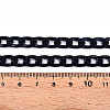 Oxidated in Black Aluminium Twisted Chains Curb Chains X-CHA-K1469-8-2