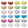 66Pcs 11 Colors Rondelle Resin European Beads RPDL-TA0001-03-9