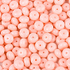 200Pcs Opaque Baking Paint Glass Seed Beads SEED-PA0001-01E-4