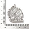 Non-Tarnish 304 Stainless Steel Pendants STAS-L022-297P-3