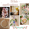 200Pcs Transparent Electropalte Glass Beads GLAA-SP0001-33-6