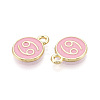 Alloy and Enamel Charms ENAM-T021-28L-2