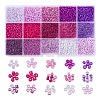 12000Pcs 15 Style 12/0 Glass Round Seed Beads SEED-YW0001-40A-1