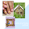 220Pcs 2 Styles Bees Resin Nail Art Cabochons RESI-DR0001-06-5