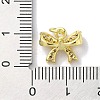 Rack Plating Brass Micro Pave Clear Cubic Zirconia Pendants KK-Z039-11G-3