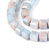 Anti-Tarnish Electroplate Glass Beads Strands GLAA-T025-6mm-10J-3