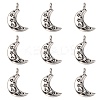 Tibetan Style Alloy Pendants TIBEP-S299-27AS-RS-1