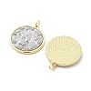 Brass Pendants KK-Q006-25G-3