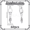 60Pcs Tibetan Style Alloy Pendants FIND-GA0008-22-2