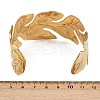304 Stainless Steel Cuff Bangles for Women BJEW-D363-04B-G-3