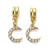Rack Plating Brass Micro Pave Cubic Zirconia Charms KK-S398-01A-1
