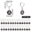 26Pcs Alloy Enamel Pendant Locking Stitch Markers HJEW-SC00136-2