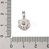 Brass Micro Pave Cubic Zirconia Pendants KK-U041-02P-03-3