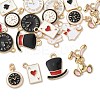 20Pcs 10 Styles Alloy Enamel Pendants ENAM-FP0002-89-7