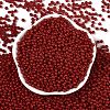 Opaque Acrylic Beads SACR-A007-01B-15-2