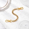 3Pcs 3 Styles 304 Stainless Steel Cuban Link Chain Bag Extender Chains FIND-JF00157-4