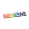 315Pcs 7 Colors Transparent Acrylic Beads TACR-YW0001-77-6