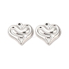 Non-Tarnish 304 Stainless Steel Pendants STAS-L268-032P-2