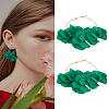 1 Piar Alloy Hoop Earrings EJEW-LP0001-88A-1