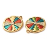 304 Stainless Steel Enamel Pendants STAS-K256-12G-01-2
