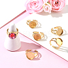8Pcs 304 Stainless Steel Cuff Ring Settings STAS-BBC0008-13B-5
