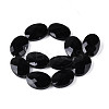 Natural Black Onyx(Dyed & Heated) Beads Strands G-S354-13x18-A01-3