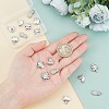 16Pcs 4 Style 201 Stainless Steel Pendants STAS-UN0030-23-2