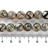 Natural Tibetan Wave Pattern dZi Agate Beads Strands G-B084-A01-01-5