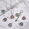 8Pcs 4 Styles Natural & Synthetic Mixed Gemstone Pendants G-PH0002-39P-5