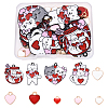 38Pcs 10 Styles Alloy Enamel Charms ENAM-YW0004-85-1