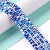 Handmade Polymer Clay Beads Strands CLAY-R089-3mm-001-2