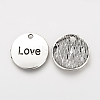 Tibetan Style Alloy Pendants TIBEP-Q078-23AS-NR-2